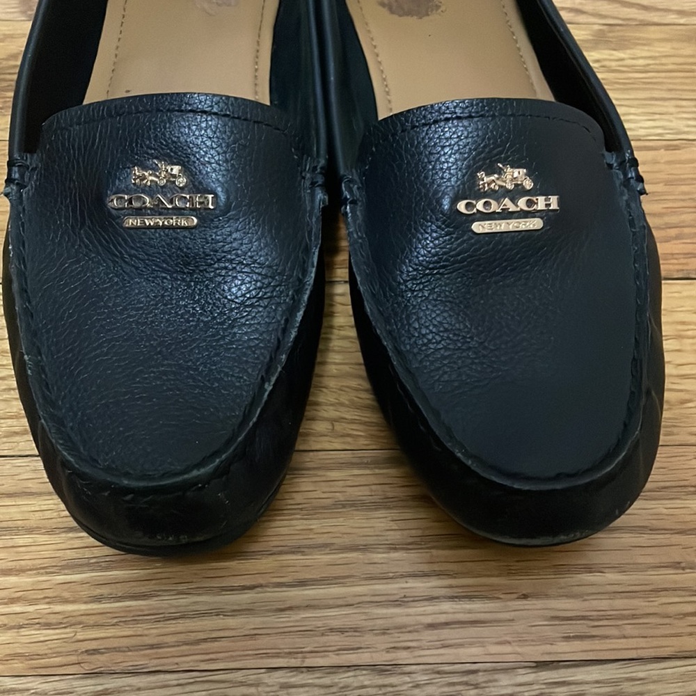 Black coach drivers, loafers